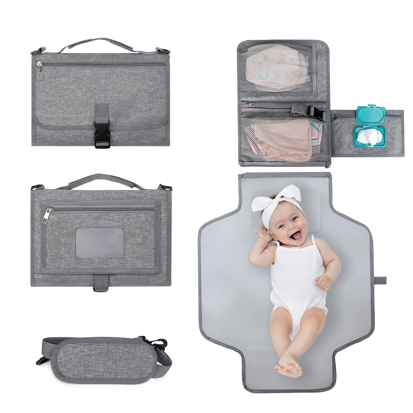 LuminBaby Portable Changing Pad – A Clean, Comfortable Change Anywhere You Go