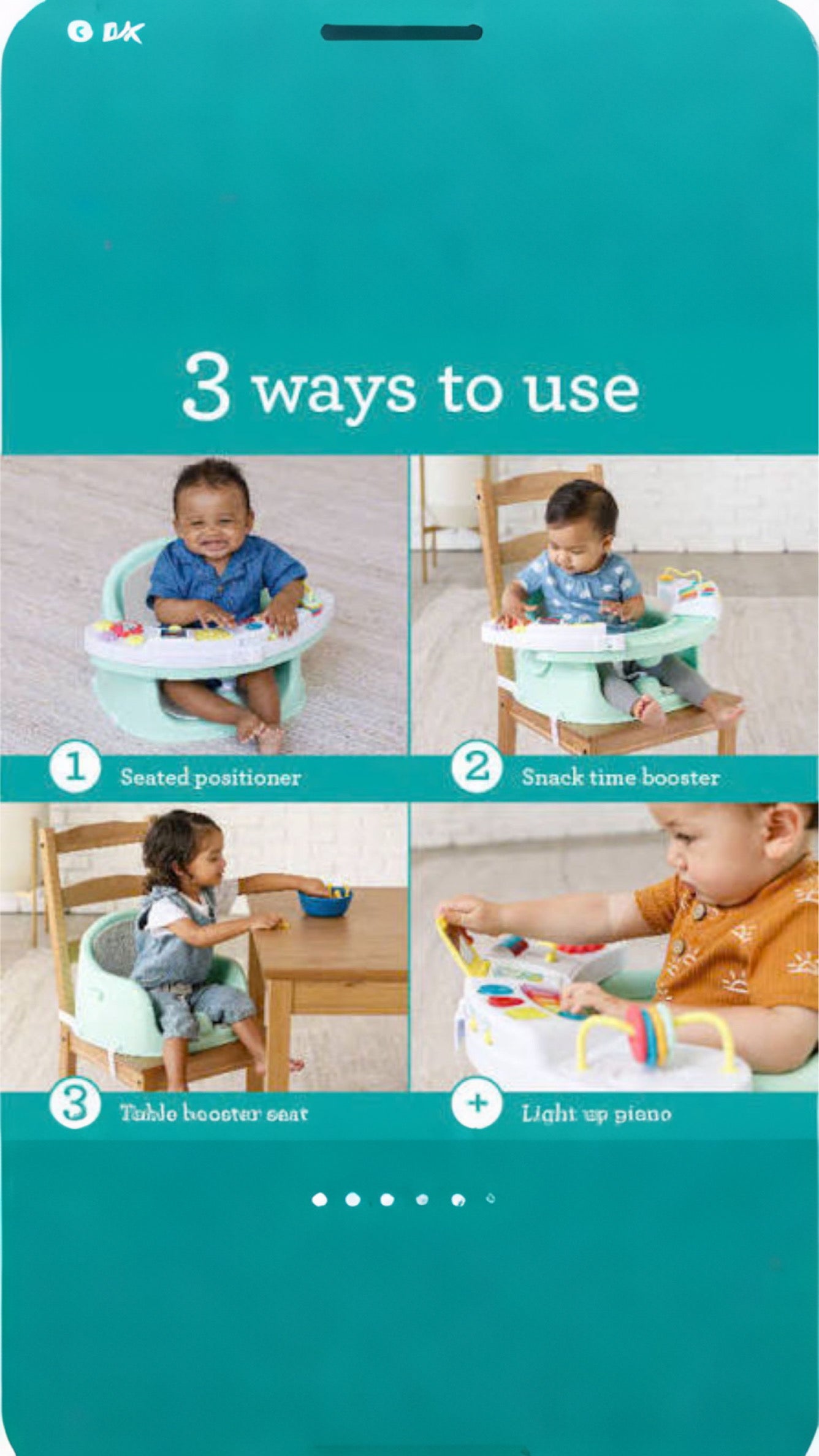 Infantino Discovery Seat – The One Seat That Grows With Your Baby